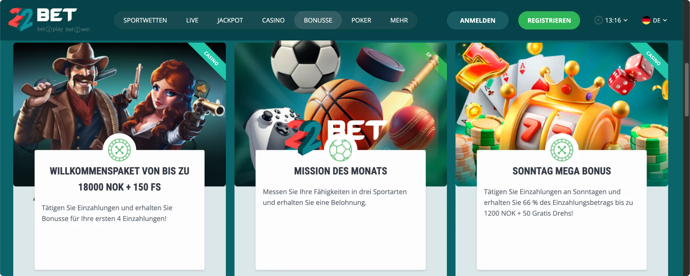 22Bet Lade die App Herunter
